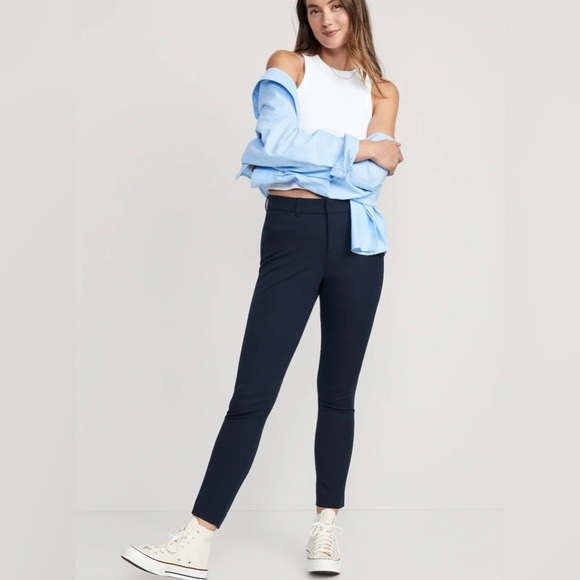 Old Navy High-Waisted Pixie Skinny Ankle Pants - Picture 1 of 11